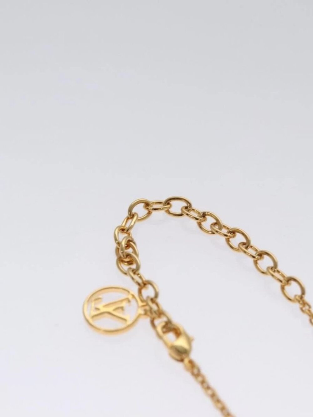 LOUIS VUITTON Collier LV Necklace metal Gold M00928 LV Auth 115662 - Picture 13 of 15